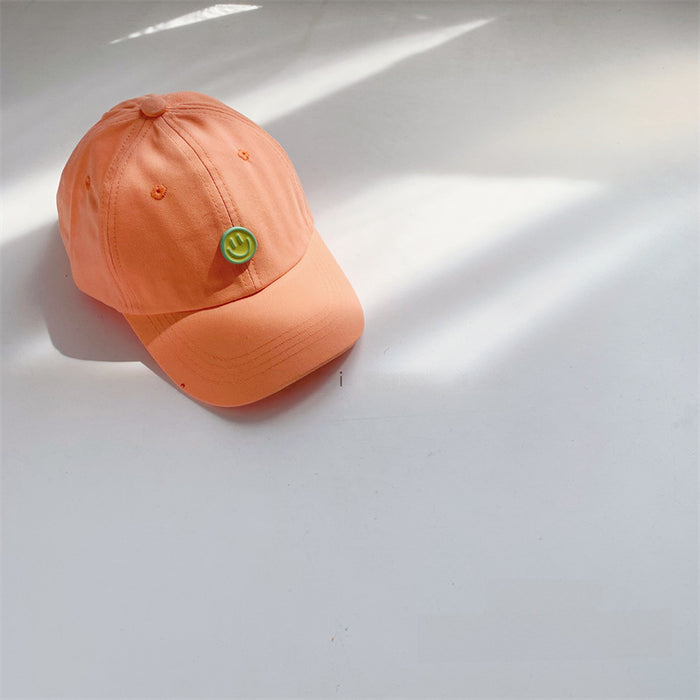 Wholesale Smiling Children's Baseball Hat Outdoor Leisure Versatile Sunscreen Hat Sunshade Hat