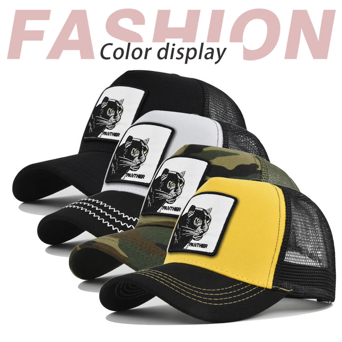 Wholesale Cotton Animal Embroidered Mesh Baseball Cap JDC-FH-DeX012