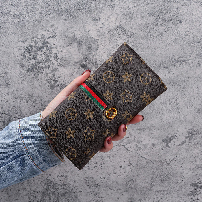 Wholesale Retro PU Leather Women' s Clutch Wallet Letter Pattern Daily Matching Accessory