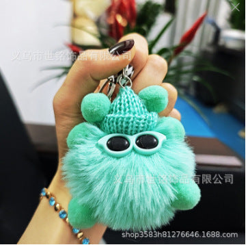 Wholesale Plush Briquette Cartoon Keychain JDC-KC-Shimin004