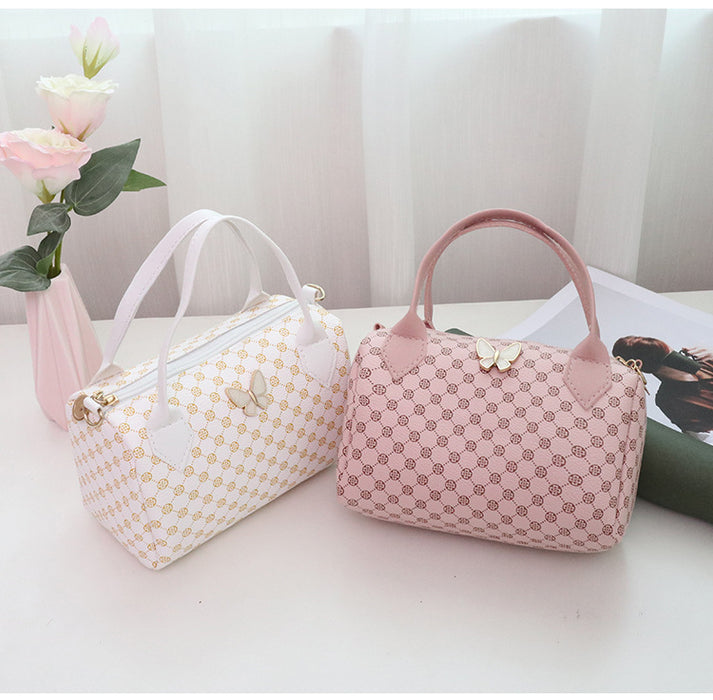 Wholesale Fashionable Floral Pillowcase Handbag Style Cosmetic Bag For Women Small Majority Mobile Phone Bag