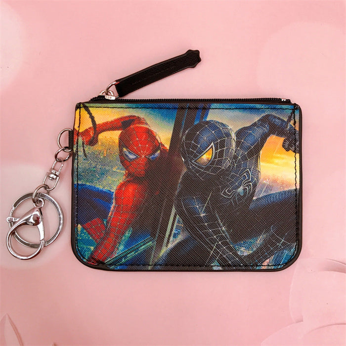 Wholesale PU Cartoon Printing with Key Ring Coin Card Holder JDC-WT-YaLL014