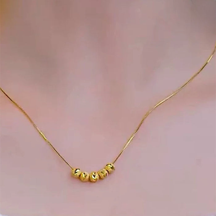 Wholesale Titanium steel necklace, heart-shaped necklace, collarbone necklace