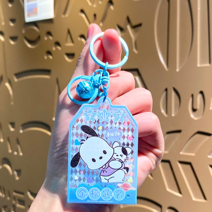 Wholesale Acrylic Cartoon Oil-filled Keychain JDC-KC-Benxin017