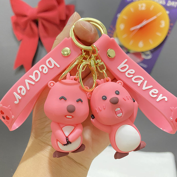 Wholesale PVC cartoon doll Keychain JDC-KC-WuYi097