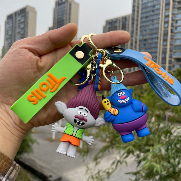 Wholesale Keychain, car keychain, backpack, small pendant, couple, exquisite doll, small gift wholesale