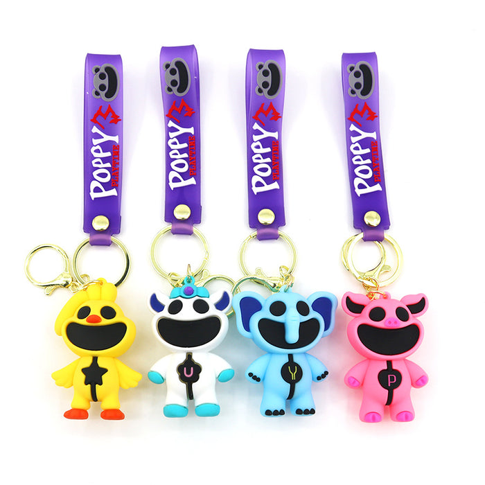 Wholesale Cartoon Cute PVC Doll Keychains JDC-KC-HaoAn010