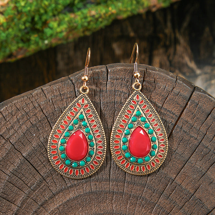 Wholesale Bohemian Tassel Earrings Vintage Style Fashion Accessory Gift MOQ≥2