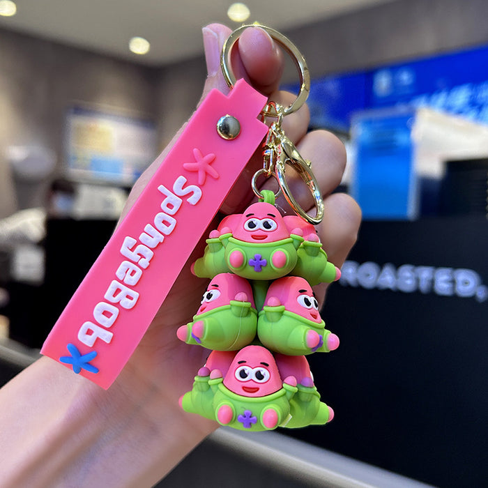 Wholesale Cartoon Silicone Keychains (F) JDC-KC-ZiXing002