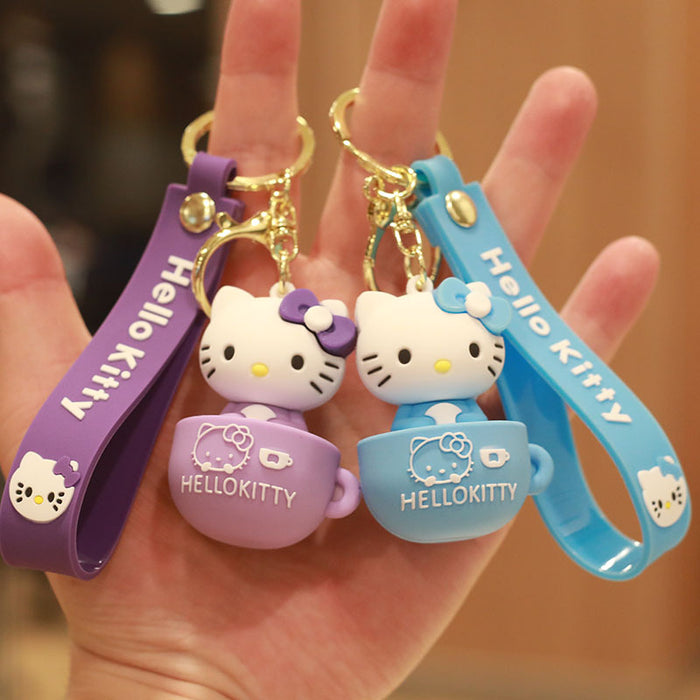 Wholesale Cartoon Doll Silicone Keychain JDC-KC-NiuTe004