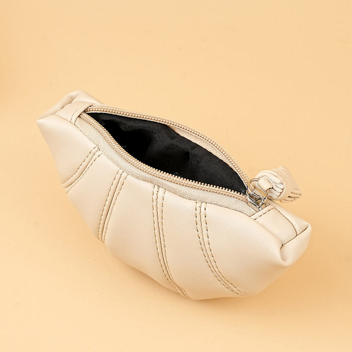 Wholesale Tote Niche Textures and Praise Dumpling  Coin Purse Women's  Solid Color
