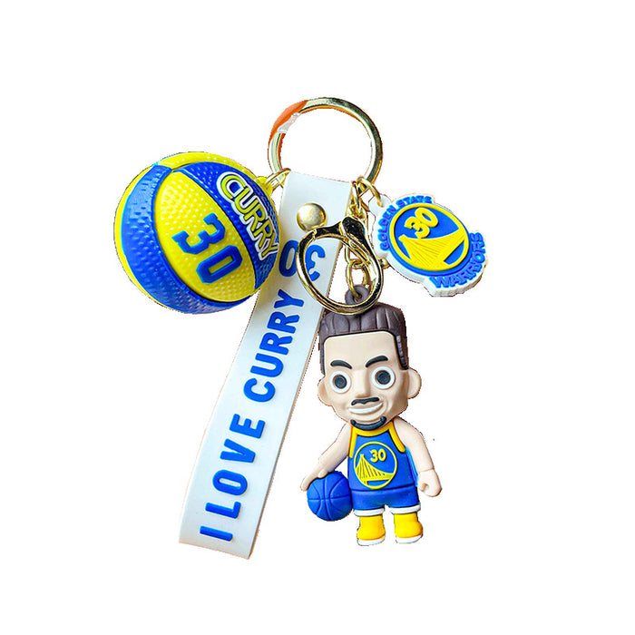 Wholesale Cartoon Silicone Doll Keychain JDC-KC-MZL017