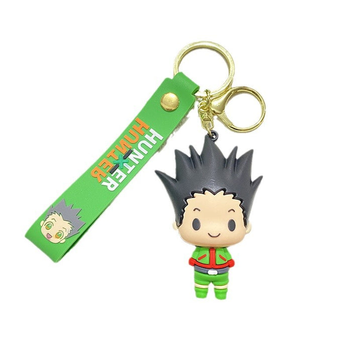 Wholesale Cute PVC cartoon 3D figurine keychains