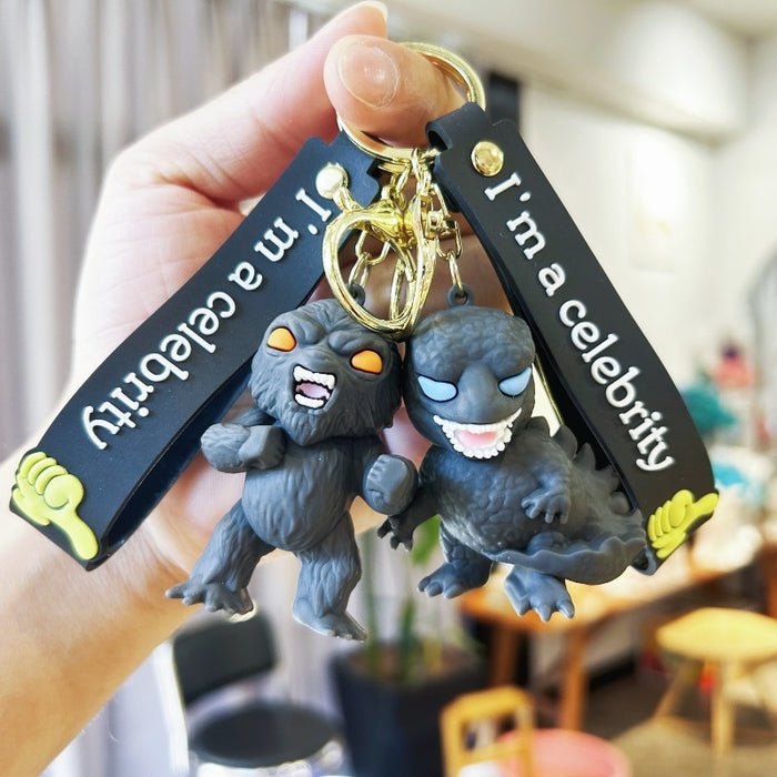 Wholesale PVC Cartoon Monster Doll Keychain JDC-KC-WuYi150