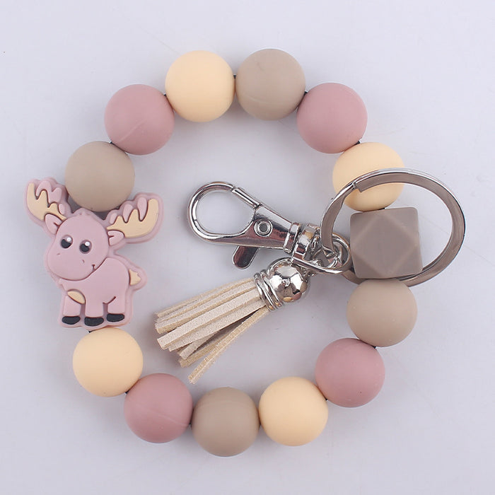 Wholesale Cartoon silicone keychain accessories