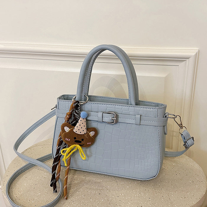 Wholesale Kelly Bag with Belt Decoration and Crocodile Pattern,  Everyday Use Fashion Accessory