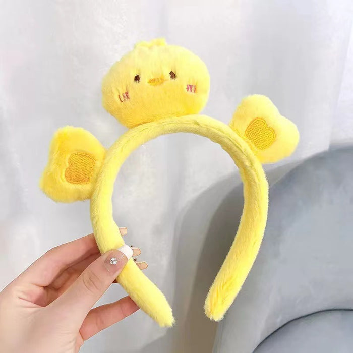 Wholesale Cute cartoon animal-shaped face wash headband