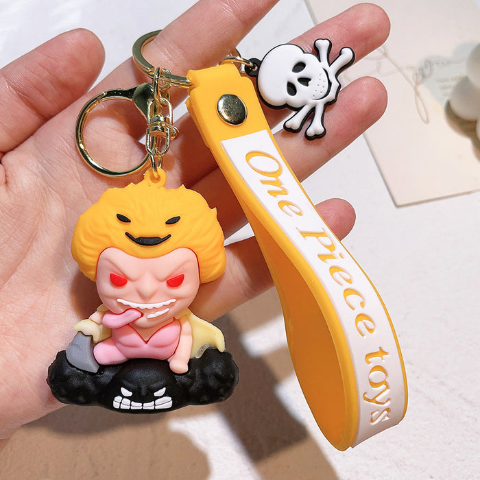 Wholesale Cartoon Silicone Doll Keychain JDC-KC-QiChao047