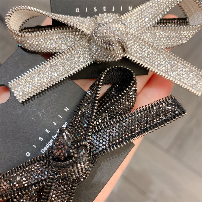 Wholesale Rhinestone Crystal Hairpin Hairpin Hair Ring Girl Top Clip Back Head Headdress