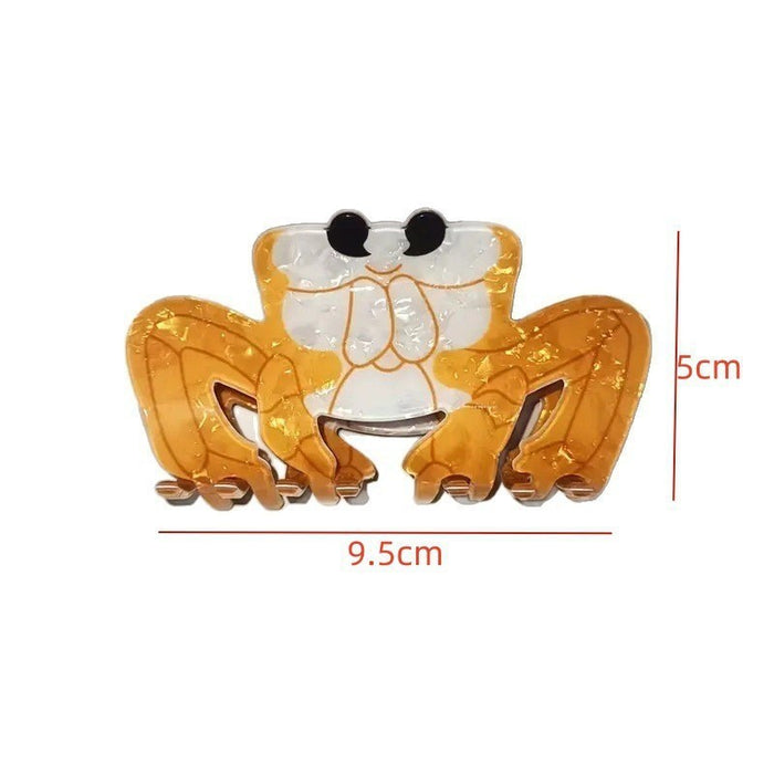 Wholesale Tropical Fish Design Acrylic Hair Clip Ocean Series Trout Claw Clip