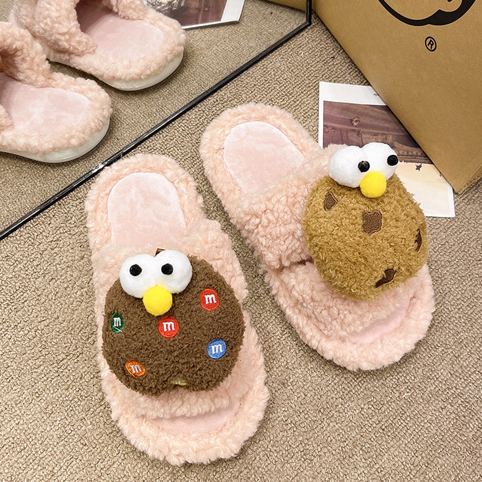 Wholesale Soft Sole Home Anti Slip Cartoon Cotton Slippers JDC-SP-Lians001