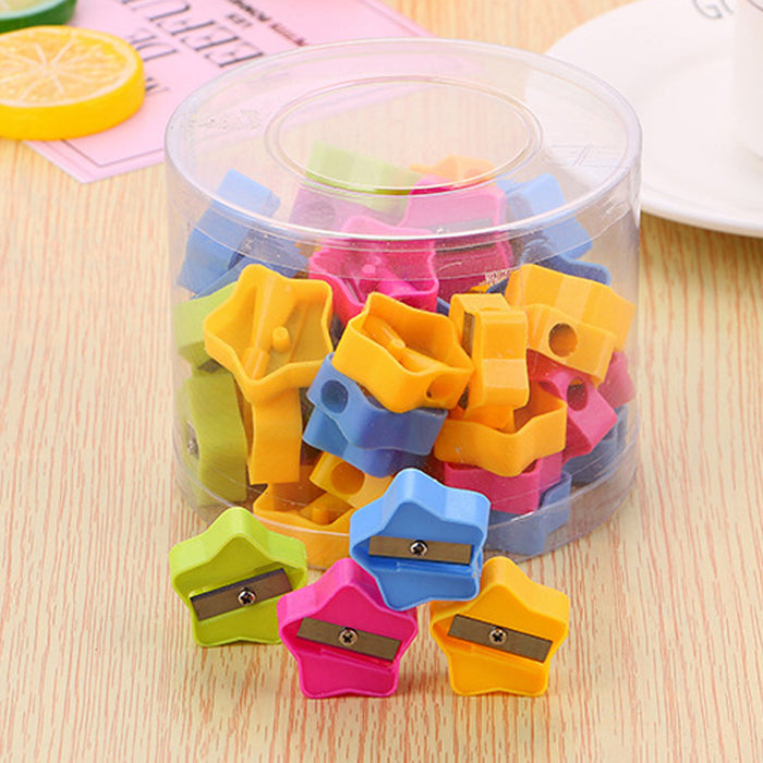 Wholesale Plastic Candy Color Small Pencil Sharpener JDC-PS-Liuj001