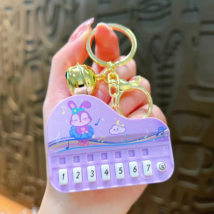 Wholesale Card Plastic Pass Music Game Mini Piano Keychain JDC-KC-YanG020