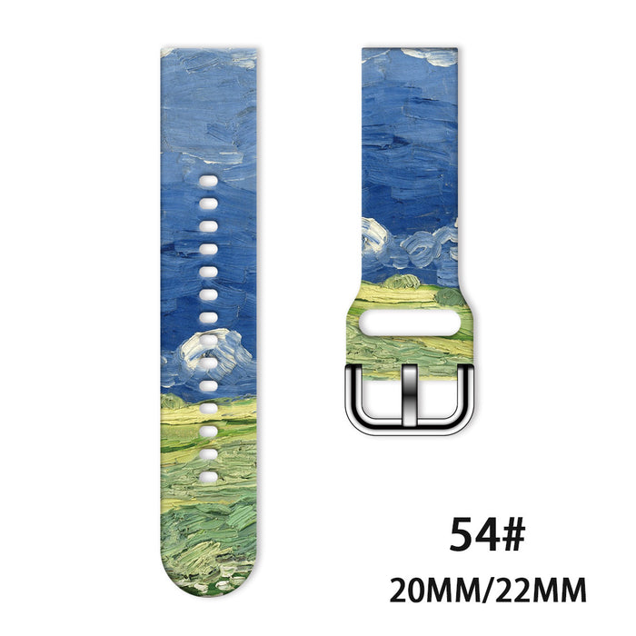 Wholesale Printed Tpu Watch Strap Wrist Strap JDC-WD-NuoQi052