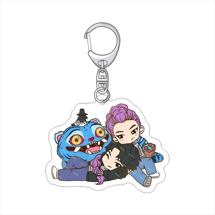 Wholesale K-POP Anime peripheral cute acrylic keychain