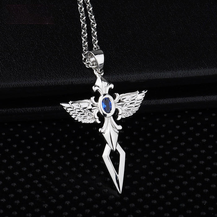 Wholesale  necklace fashion brand devil pendant men's necklace