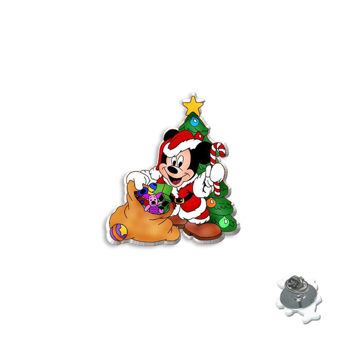 Wholesale Cartoon Christmas Series Wreath Resin Brooch JDC-BCH-XiangL003