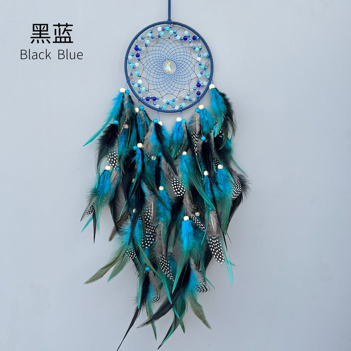 Wholesale Handwoven Dreamcatcher Wall Hanging Home Decor Feather MOQ≥2
