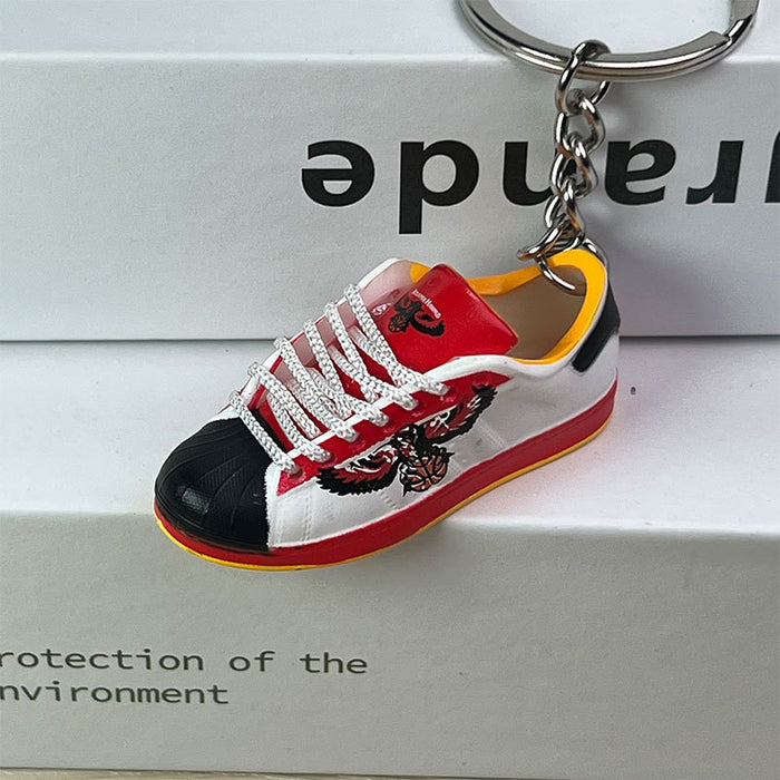 Wholesale PVC Mini Board Shoe Keychain (F) JDC-KC-XingS011