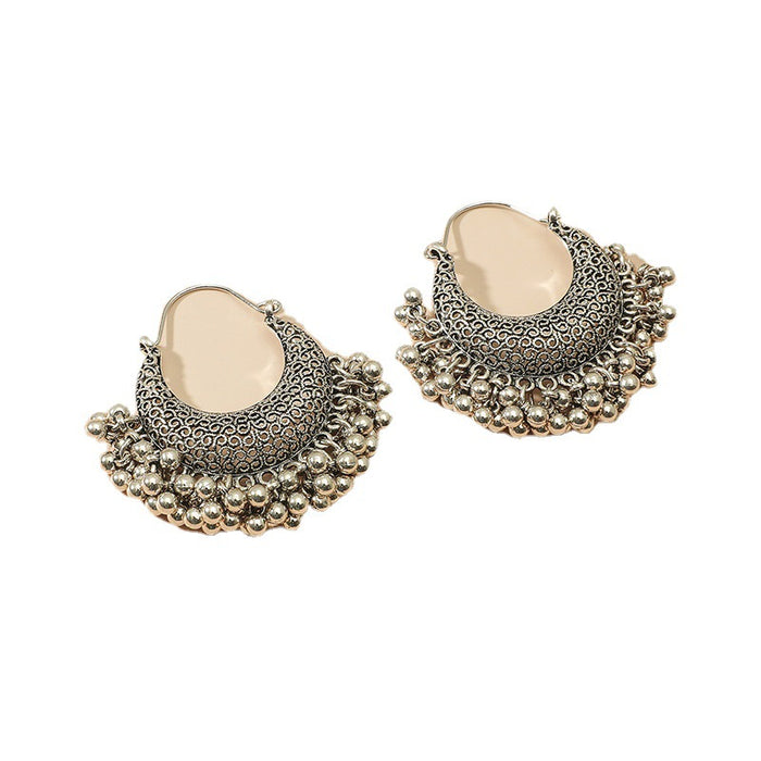 Wholesale   Retro Hollow Geometric Tassel Earrings  Distinctive Earrings