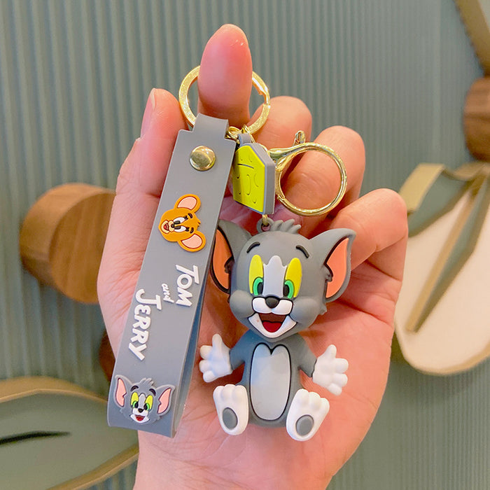 Wholesale Cartoon Doll Silicone Keychain JDC-KC-KuM016