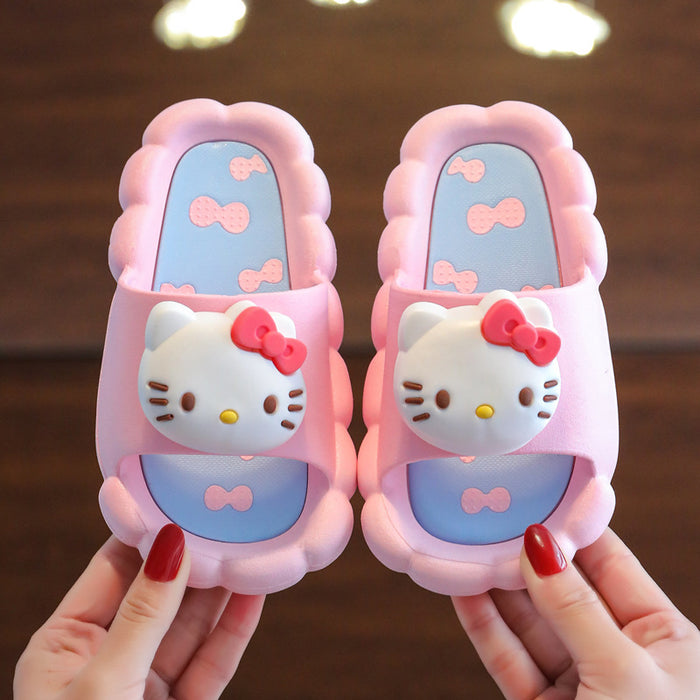 Wholesale PVC Summer Cute Cartoon Children's Slippers JDC-SP-TAN005