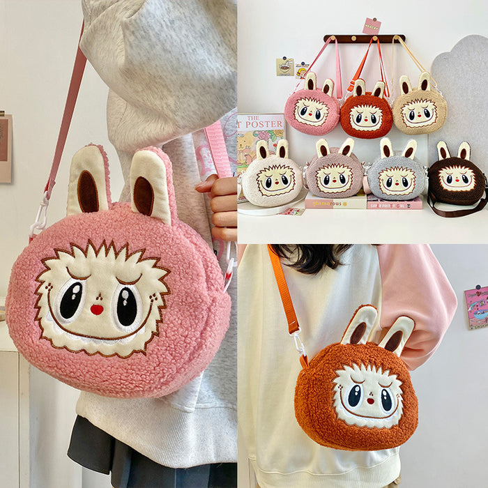 Wholesale Cartoon  Children' s Plush Toy Backpack Cute Cartoon Doll Backpack
