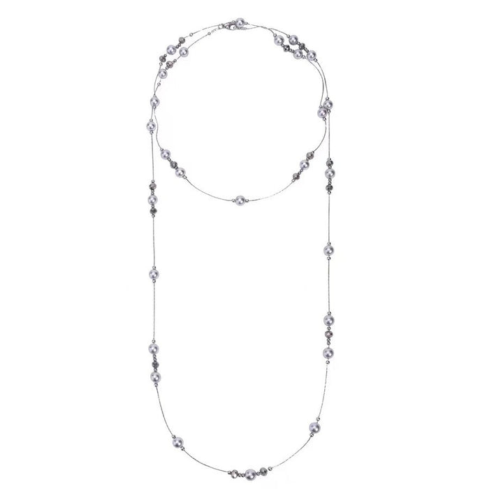 Wholesale Premium pearl necklace, sweater chain, niche design, light luxury collarbone chain, neck chain