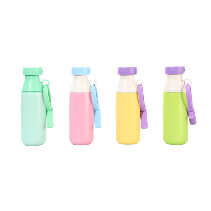 Wholesale Portable stainless steel thermos cup with straws in various bright colors