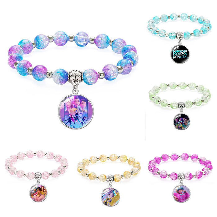Wholesale KPOP Beaded Pendant Bracelet