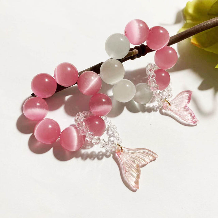 Wholesale Mermaid Wrap Finger Soft Hand Twist Rosary Beads Handheld Bestie Gift