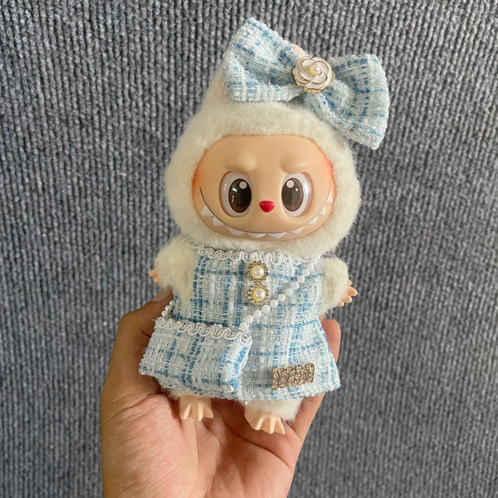 Wholesale 17cm Doll Cute Dress-Up Casual Suit Skirt Clothes