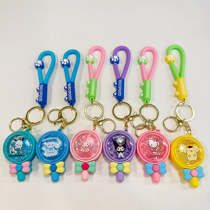 Wholesale Silicone Cute Cartoon Doll Keychain JDC-KC-LiuFan022