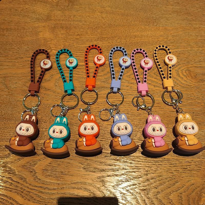 Wholesale Cartoon Loving Little Sheep Keychain Pendant,  Cute Student Bag Pendant,  Couple Style Small Gift Stall
