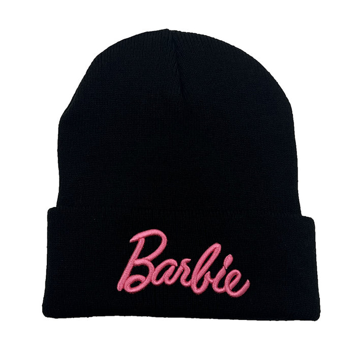 Wholesale Pink Embroidery Wool Knitted Hat JDC-FH-AXing038