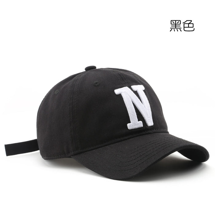 Wholesale Vintage Letter N Embroidered Cotton Fashionhat Baseball Cap JDC-FH-TuL006