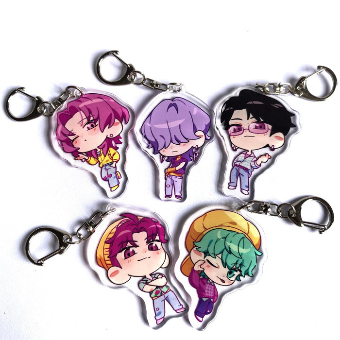 Wholesale High-quality cute acrylic keychain accessory