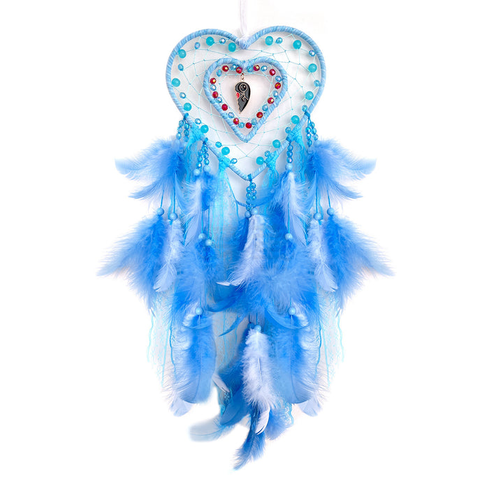 Wholesale Metal Dream Catcher Hollow Heart Design Wedding Home Decor Hanging Ornament Gift MOQ≥2