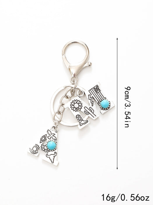 Wholesale Alloy Letter Keychain JDC-KC-YiTian008