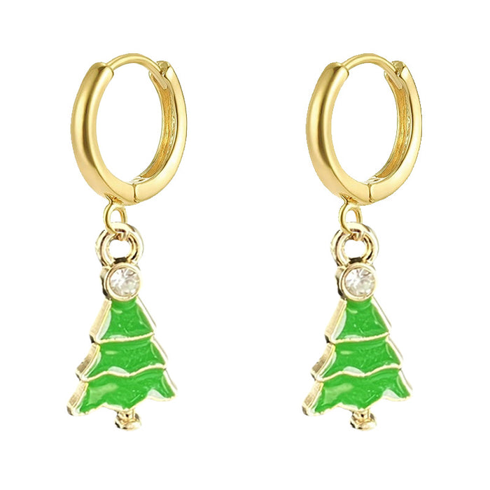 Wholesale Christmas Elegant small hoop earrings